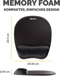 Fellowes Everyday ergonomikus egérpad csuklótámasszal - fekete 3