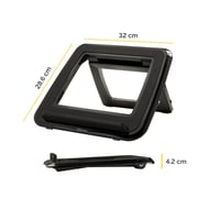 Stojan na notebook Fellowes Everyday – nastaviteľný v 7 výškach, max. 17", 4 kg – čierny 4