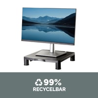 Stojan na monitor Fellowes Everyday, 3 výškové úrovne, organizér káblov, max. 27 kg – čierny 9