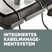 Stojan na monitor Fellowes Everyday, 3 výškové úrovne, organizér káblov, max. 27 kg – čierny 6