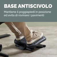 Ergonomická podnožka Fellowes Everyday Plus s protišmykovým povrchom – opierka na nohy k stolu do kancelárie aj domácnosti – čierna 7