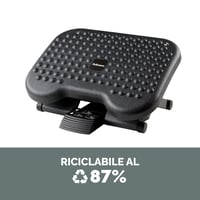 Ergonomická podnožka Fellowes Everyday Plus s protišmykovým povrchom – opierka na nohy k stolu do kancelárie aj domácnosti – čierna 10
