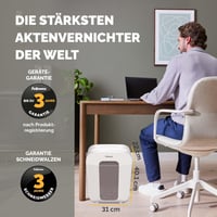 Skartovačka Fellowes FS-9C – priečny rez, 9 listov, stupeň utajenia P4, kôš 17 l, 31 listov/min, detská poistka, biela 7