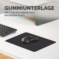 Fellowes Habszivacs Egérpad Csúszásmentes Aljjal, 18,6 x 22,4 x 0,6 cm, Fekete, 50% Újrahasznosított Anyagból, Tartós Poliészter Felület 6