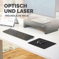 Fellowes Habszivacs Egérpad Csúszásmentes Aljjal, 18,6 x 22,4 x 0,6 cm, Fekete, 50% Újrahasznosított Anyagból, Tartós Poliészter Felület 5
