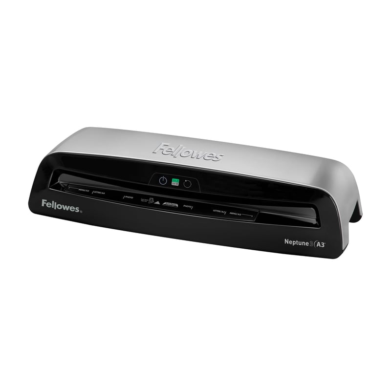 Fellowes Neptune 3 A3 Laminátor - 175 Mikron, AutoSense Technológia, 60 mp Felmelegedési Idő, Fólia-Követő, 10 db Lamináló Fólia Mellékelve