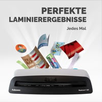 Fellowes Neptune 3 A3 Laminátor - 175 Mikron, AutoSense Technológia, 60 mp Felmelegedési Idő, Fólia-Követő, 10 db Lamináló Fólia Mellékelve 9