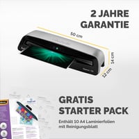 Fellowes Neptune 3 A3 Laminátor - 175 Mikron, AutoSense Technológia, 60 mp Felmelegedési Idő, Fólia-Követő, 10 db Lamináló Fólia Mellékelve 10