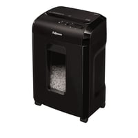 Fellowes Powershred 10M Mikrovágású Iratmegsemmisítő, 10 lap, P5 biztonsági szint, 19L kosár, 2000+ részecske/A4, fekete 1