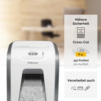 Fellowes Powershred FS-12C Iratmegsemmisítő - P-4 Keresztvágás, 12 Lap, 19 Literes Kosár, Tűzkapocs és Bankkártya Aprítás, Irodai Használatr 3