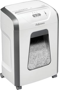 Fellowes Powershred FS-12C Iratmegsemmisítő - P-4 Keresztvágás, 12 Lap, 19 Literes Kosár, Tűzkapocs és Bankkártya Aprítás, Irodai Használatr 8