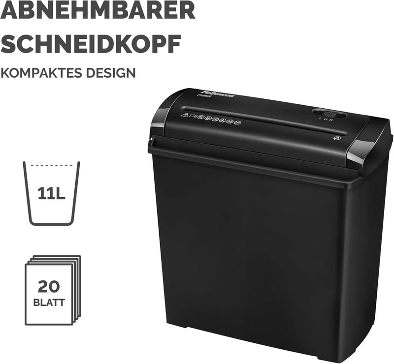 Fellowes PowerShred P-25s szalagvágó személyes iratmegsemmisítő