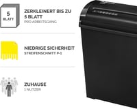 Fellowes PowerShred P-25s szalagvágó személyes iratmegsemmisítő 2