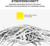 Fellowes PowerShred P-25s szalagvágó személyes iratmegsemmisítő 4