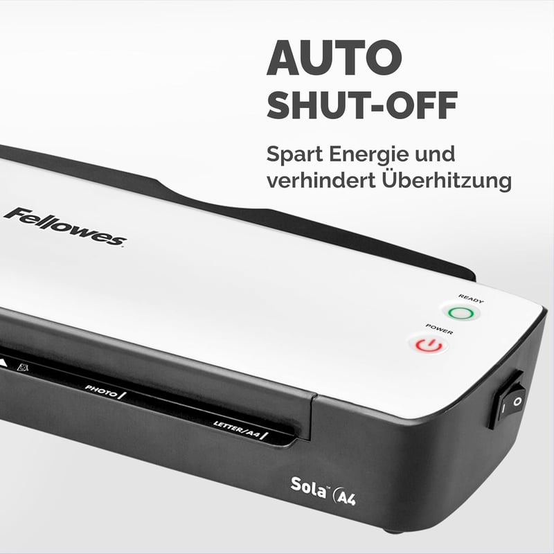 Fellowes Sola A4 laminálógép 125 mikronig otthoni használatra