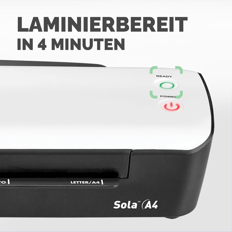 Fellowes Sola A4 laminálógép 125 mikronig otthoni használatra