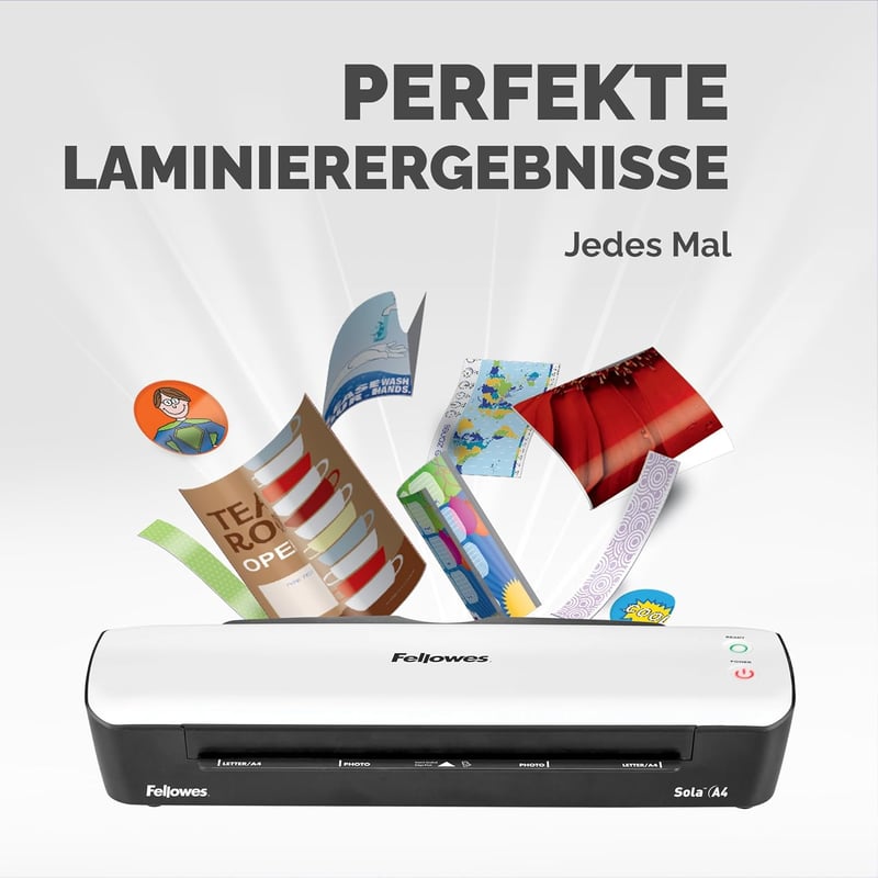 Fellowes Sola A4 laminálógép 125 mikronig otthoni használatra