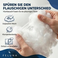 Feluna Vatelină de umplutură 0,5 kg, material de umplutură moale și lavabil pentru perne și jucării de pluș 4