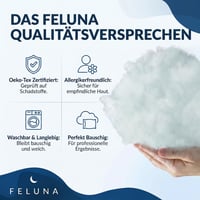 Feluna Vatelină de umplutură 0,5 kg, material de umplutură moale și lavabil pentru perne și jucării de pluș 7