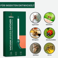 Aspirator reîncărcabil Felyne pentru insecte și păianjeni, putere mare de sucțiune, rază lungă de acțiune, capcană manuală pentru interior și grădină, pentru copii și adulți 5