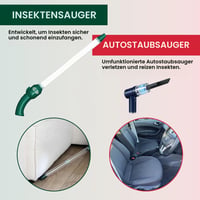 Aspirator reîncărcabil Felyne pentru insecte și păianjeni, putere mare de sucțiune, rază lungă de acțiune, capcană manuală pentru interior și grădină, pentru copii și adulți 7