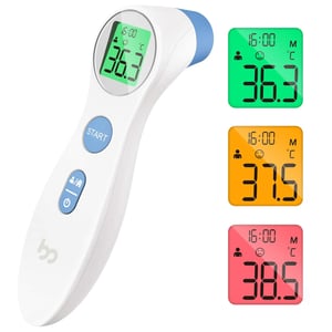 Femometer DET-306 beskontaktni infracrveni toplomjer za čelo - bijeli