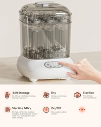femometer family Elektromos Gőz Sterilizáló és Szárító 9 Palackhoz Tartozékokkal 5