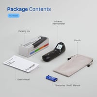Femometer Family Érintésmentes Lázmérő Homlok Infravörös Digitális Fekete 8