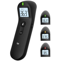 Femometer Family Érintésmentes Lázmérő Homlok Infravörös Digitális Fekete 1