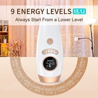 FENCY IPL Szőrtelenítő Készülék Nőknek és Férfiaknak - Fájdalommentes Tartós Eredmény, LCD Kijelző, Otthoni Használatra Arc, Hónalj, Láb és  7