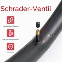 Duša na bicykel FengCan 24x1,75/2,125, 47/57-507, 24-palcová duša pre MTB/Gravel/cestný bicykel, ventil AV 32 mm Schrader, 1 ks 4