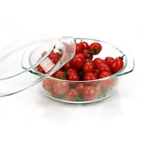 Fenix Hőálló Edzett Üveg Lábas Fedővel – Kerek Üveg Fazék 2,5 L – Tűzálló Főzőedény Gáz és Villanytűzhelyre 3