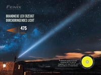 Taktické svietidlo Fenix TK20R v2.0 – 3000 lúmenov, nabíjanie cez USB-C, batéria 21700, technológia APF, čierne 4