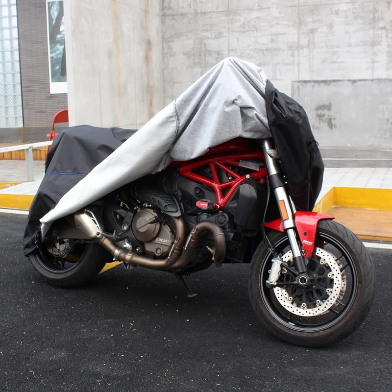 FENRIR 220 cm Motoros Ponyva Vízálló Motorkerékpár Takaró Kültéri Beltéri Használat