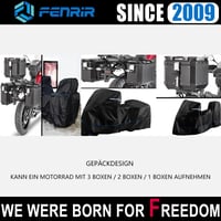 FENRIR 420D Oxford Motoros Ponyva Vízálló Motorkerékpár Takaró Szellőzéses Hővédett 6