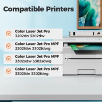 FENTEC 219X 219A toner s čipom, kompatibilná súprava tonerov pre tlačiarne HP Color LaserJet Pro MFP 3302FDWG, 3302SDWG, 3302FDW, 3302FDN, 3202DN, 3202DW 2