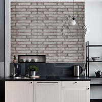 FENTIS Öntapadós Tapéta Szürke Vintage Stílus 0,4x5m Eltávolítható Dekoratív Faltapéta 2,2m² Lefedettség 4