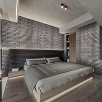 FENTIS Öntapadós Tapéta Szürke Vintage Stílus 0,4x5m Eltávolítható Dekoratív Faltapéta 2,2m² Lefedettség 6