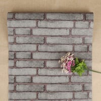 FENTIS Öntapadós Tapéta Szürke Vintage Stílus 0,4x5m Eltávolítható Dekoratív Faltapéta 2,2m² Lefedettség 1