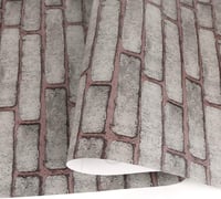 FENTIS Öntapadós Tapéta Szürke Vintage Stílus 0,4x5m Eltávolítható Dekoratív Faltapéta 2,2m² Lefedettség 8