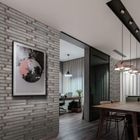 FENTIS Öntapadós Tapéta Szürke Vintage Stílus 0,4x5m Eltávolítható Dekoratív Faltapéta 2,2m² Lefedettség 3
