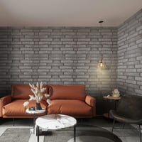 FENTIS Öntapadós Tapéta Szürke Vintage Stílus 0,4x5m Eltávolítható Dekoratív Faltapéta 2,2m² Lefedettség 7