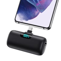 Power banka Feob 5000 mAh USB-C, 15W rýchle nabíjanie PD 3.0A, LCD displej, tenká externá batéria kompatibilná s iPhone 17/16/15, Samsung S24/S23/S22, Huawei, LG 1