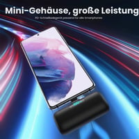 Power banka Feob 5000 mAh USB-C, 15W rýchle nabíjanie PD 3.0A, LCD displej, tenká externá batéria kompatibilná s iPhone 17/16/15, Samsung S24/S23/S22, Huawei, LG 2