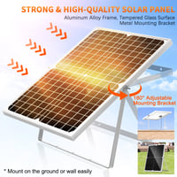 FEOXSHAL Solarna pumpa za vrtno jezerce 25W, protok 1700 L/H, 4 vrste mlaznica, produžni kabel od 4M, filtarska vrećica, vrtna fontana, jezerce, akvarij, slap 2