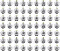 FEPITO 100 db Mini LED Világító Lufi Fehér Lámpa Parti Dekoráció Karácsony Halloween - 100 Pcs 1