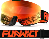 Férfi és női síszemüveg UV védelemmel, páramentesítő, szélálló snowboard szemüveg 1