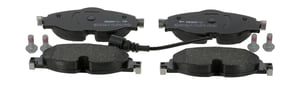 Plăcuțe de frână față Ferodo FDB4433 cu senzor de uzură și accesorii - compatibile cu VW Golf VII, Audi A3, Q2, Q3