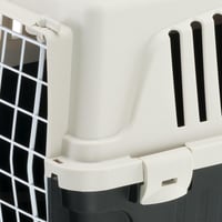 Ferplast ATLAS 10 EL transporter za kućne ljubimce za mačke i male pse do 5 kg, crni, 32,5x48x29 cm, plastična nosiljka 5