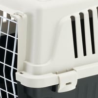 Cușcă de transport Ferplast ATLAS 20 EL pentru pisici și câini de talie mică până la 8 kg, Negru, 37x58x32 cm, cu fante de aerisire 5